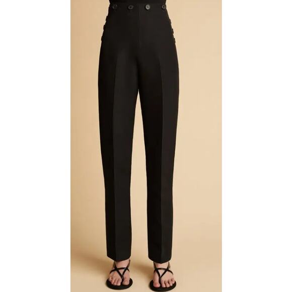 KHAITE Rainer Microfille Wool Blend Pants Size 10 - Picture 2 of 14